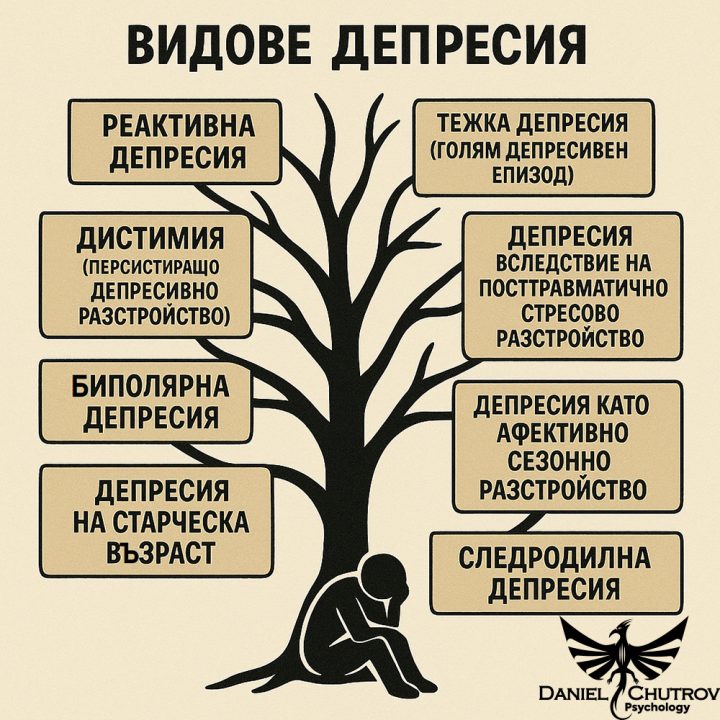 Видове депресия и тревожността като път към депресията